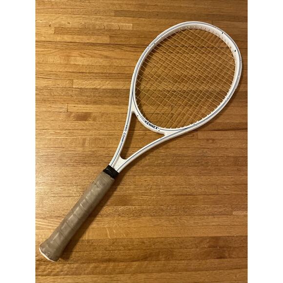 Pro Kennex Graphite PRO COMP Midsize Graphite Tennis Racket L5 4 5/8 WHITE VTG - Picture 1 of 15